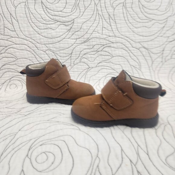 [T6] H&M Boys Beige/Brown Ankle Boots - Picture 7 of 11